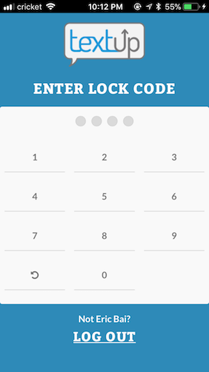 Using lock code